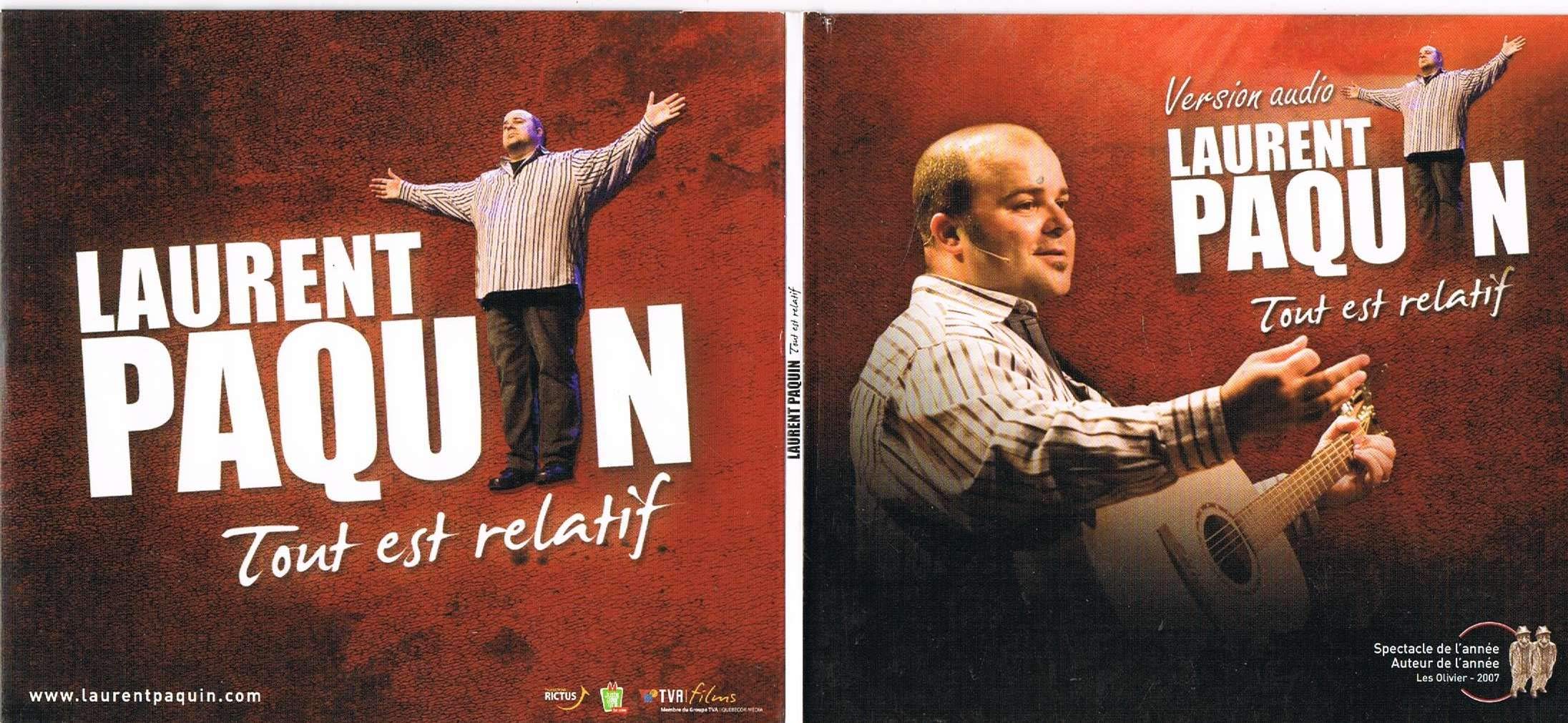 Laurent Paquin / Tout est relatif (Audio CD) [Audio CD]