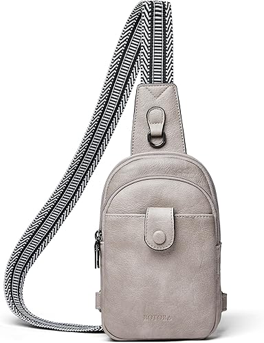 Miniatura 8 de Bolso bandolera pequeño para mujer, bolso cruzado para mujer, a la moda, riñonera cruzada en el pecho para hombres