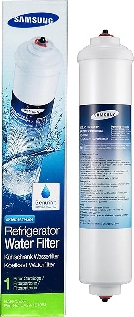Samsung DA29-10105J External In-Line Fridge Water Filter for Samsung RSH7UNRS1/XEU American Style Fridge Freezer Side By Side
