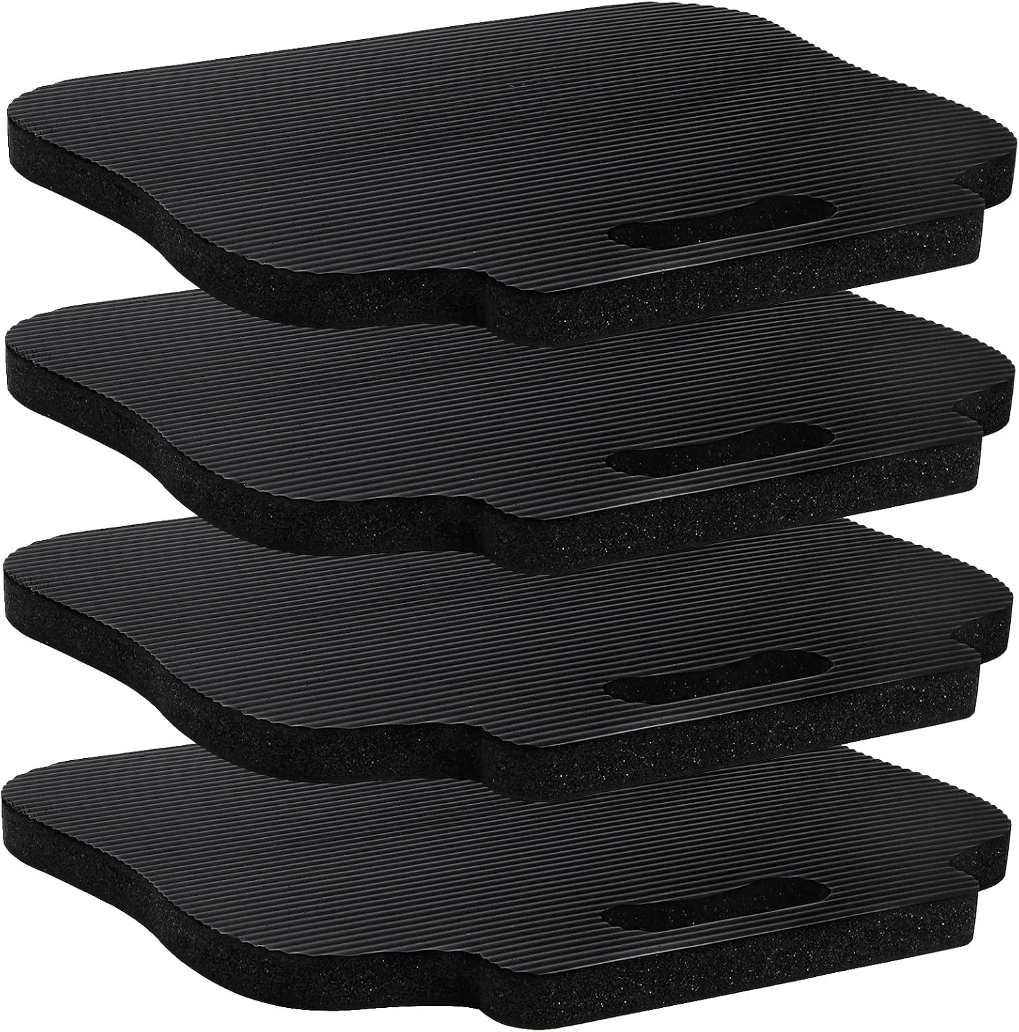 4 Pack Stadium Seat Cushions, Portable Bleacher Seats | Waterproof Kneeling Pads with Cut-in Handle, Multi-Use Memory Foam for Camping Hiking Picnic Travel