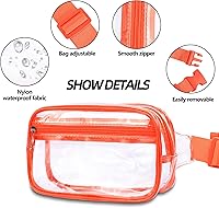 Vista 190 de Riñonera cruzada para mujeres y hombres, bolsa para cinturón para senderismo con correa ajustable, riñonera para correr, entrenamiento, deportes