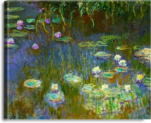 Miniatura 128 de A&T ARTWORK Antibes Seen from The Salis Gardens de Claude Monet Las Obras de Arte Clásico Mundial Reproducciones, Impresiones de Arte en Lienzo