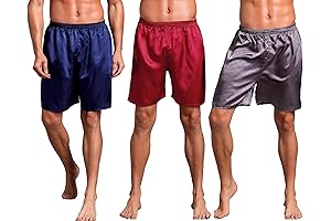 Men's Silky Satin Boxer Shorts: The Epitome of Sleepwear Luxury