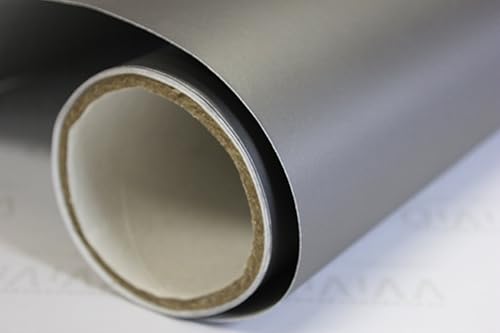 Miniatura 4 de VViViD Rollo de vinilo gris metálico mate con tecnología de liberación de aire (1 x 5 pies)