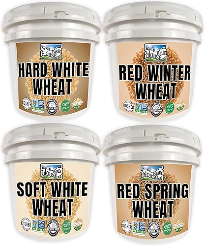 Bayas de trigo certificadas sin residuos de glifosato, 100 libras, blanco duro, blanco suave, rojo duro invierno, bayas de trigo de primavera rojas