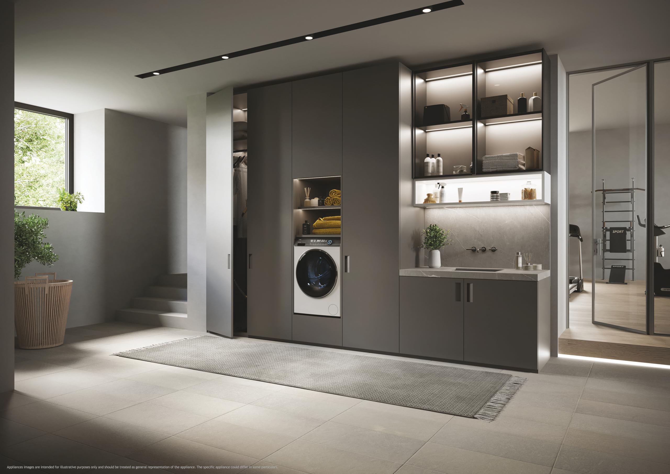 Haier I-Pro Serie 7 Plus, Lavatrice a carica frontale 8 KG, Libera Installazione, Classe A-25%, 1400 giri, Opzione Vapore, 14 programmi, App hOn, Smart Dosing, AxLxP 85x60x53 cm, Bianca - HW80-B14979T