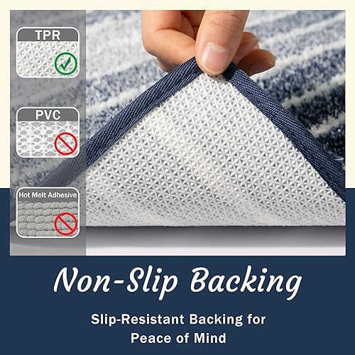 Miniatura 5 de Alfombra de baño antideslizante, extrasuave y absorbente, lavable a máquina, tapetes de baño para suelo de baño, bañera y ducha, 20 x 32 pulgadas,
