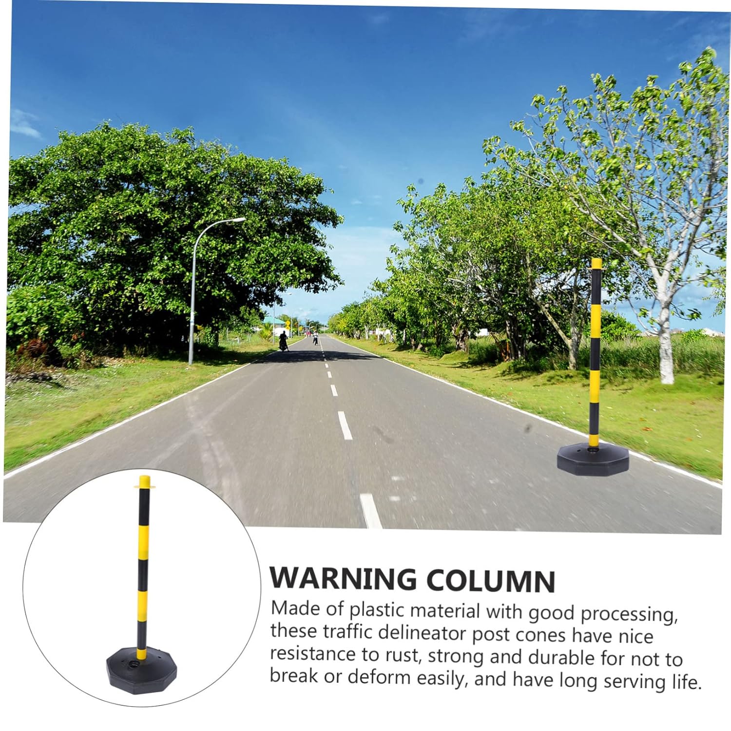 2pcs Cones for Parking Reflective Safety Barricade Parking Gadgets for Garage