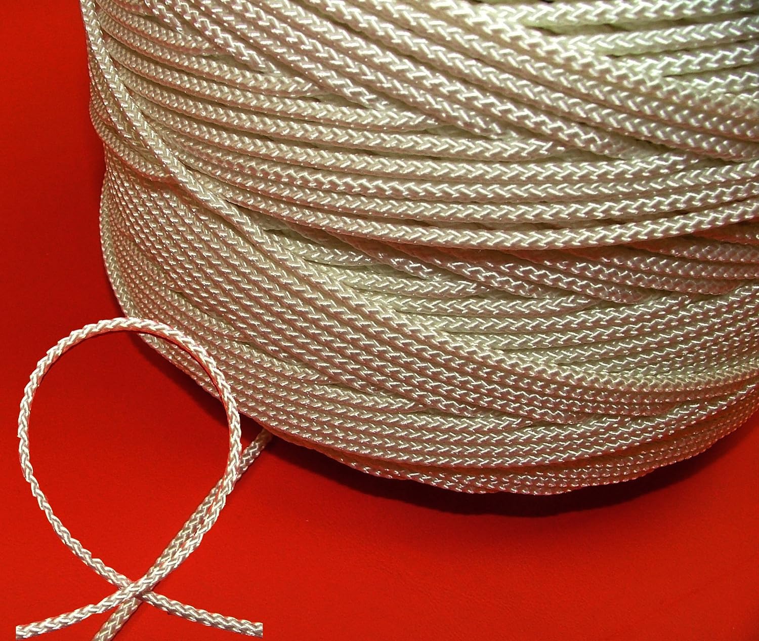 Cordón de persiana romana de 3mm en bobina de 20 metros color dorado para manualidades y hogar