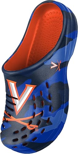 Miniatura 387 de FOCO - Sandalias de agua de jardín con logotipo de equipo de la NFL, para hombre Camuflaje tonal,logotipo grande de bloque