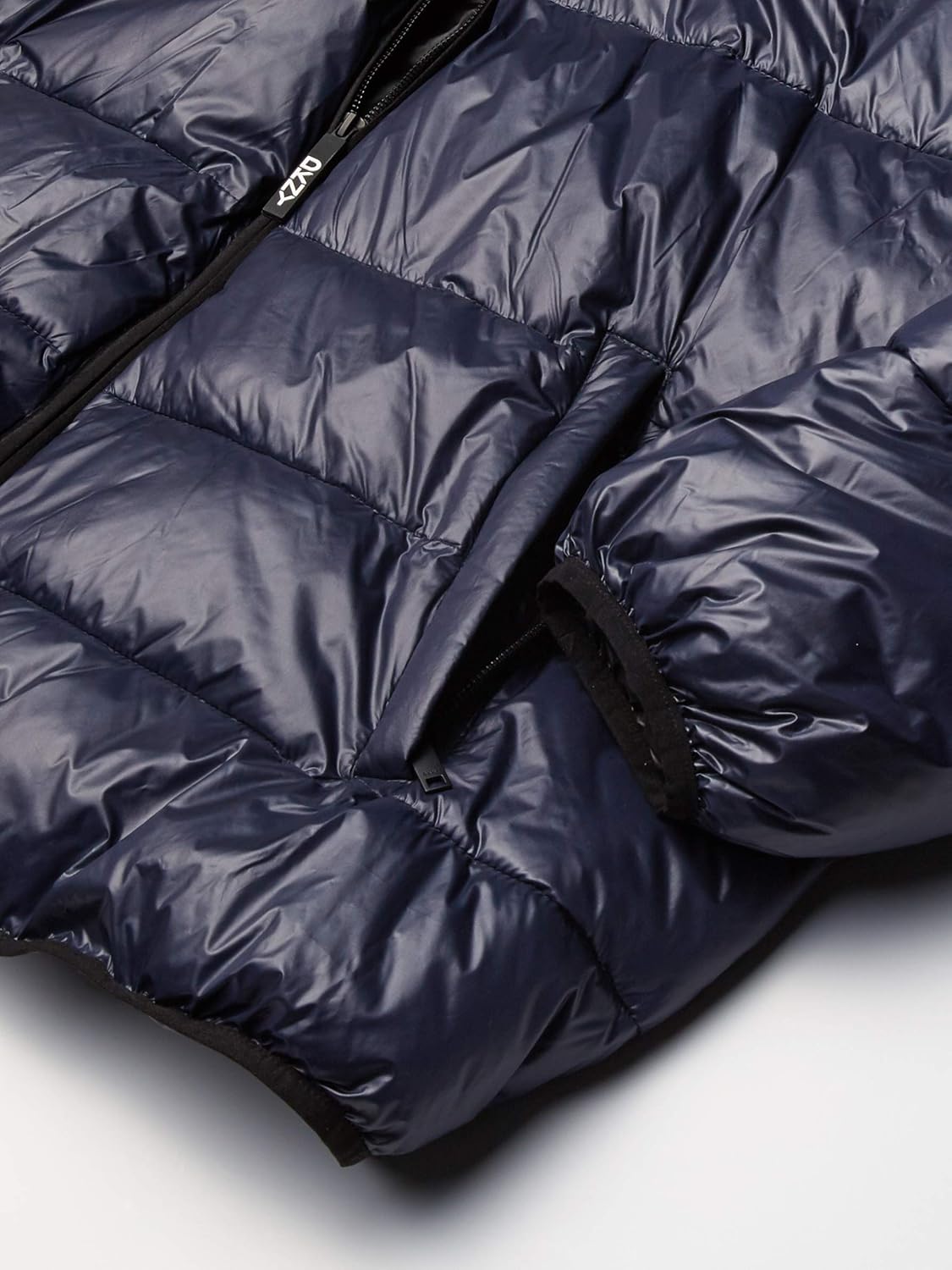 DKNY Men's Water Resistant Ultra Loft Hooded Logo Puffer Jacket (Standard and Big & Tall) - Image 4