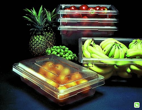 Miniatura 10 de Rubbermaid - Caja Tote para alimentos, producto comercial para restaurante, cocina y cafetería, 8.5 galones, blanco (FG350800WHT)