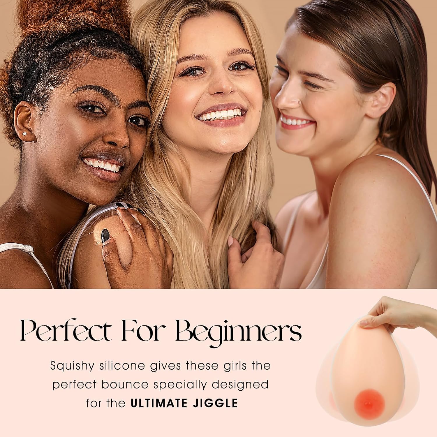 Vollence Silicone Breast Forms, Mastectomy Breast Prosthesis for Women