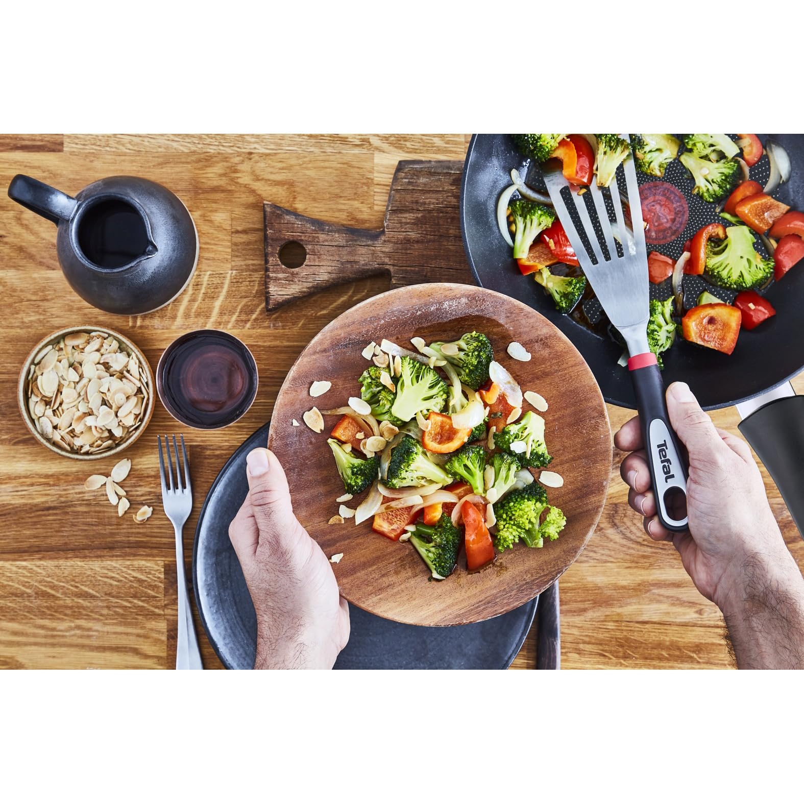 Tefal Unlimited On Bratpfanne 32 cm Induktionspfanne mit kratzfester Titanium Antihaft-Beschichtung – Bild 7