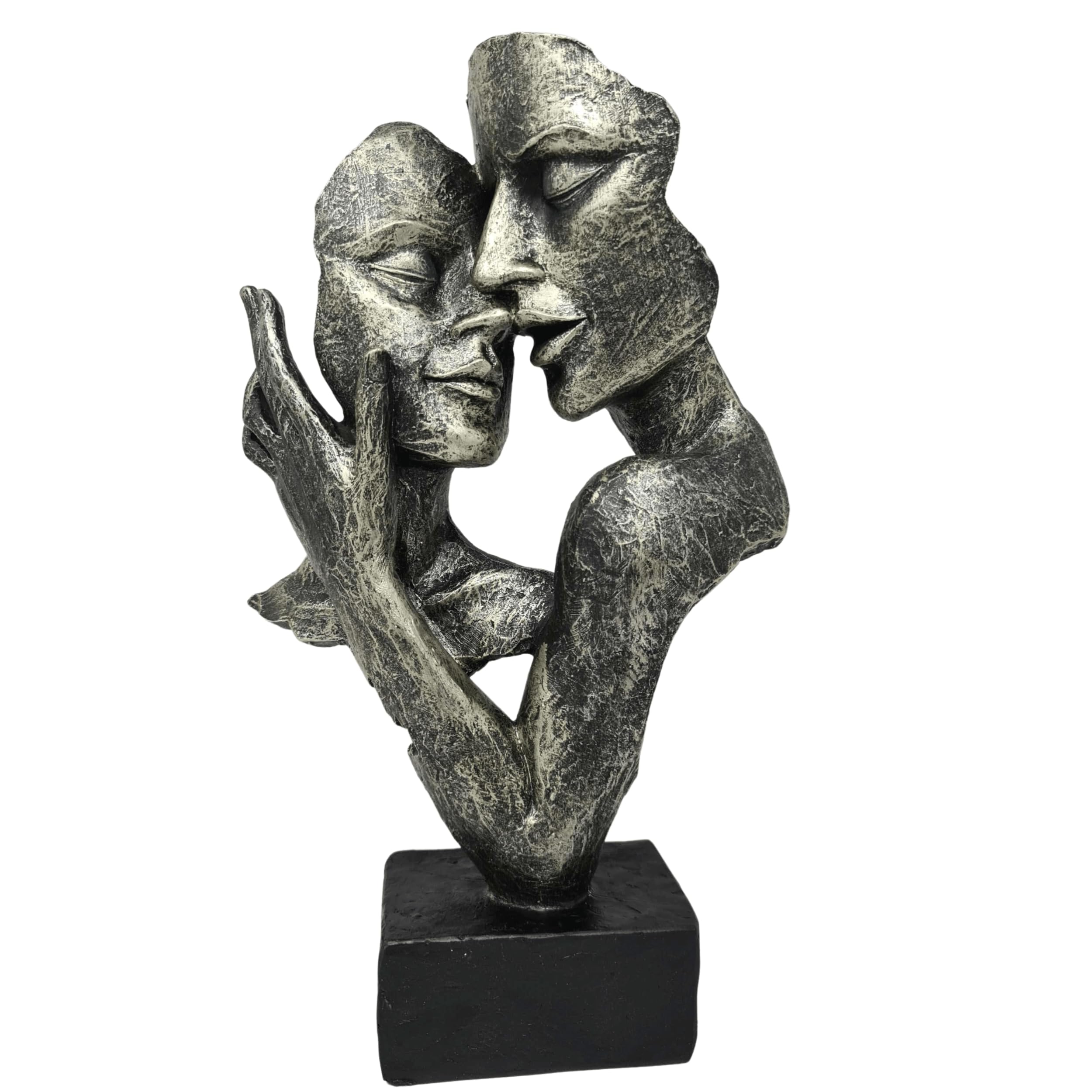Lifestyle & More Buste déco Exclusif Sculpture Couple d'amoureux en Pierre reconstituée Couleurs Antiques Hauteur 32 cm