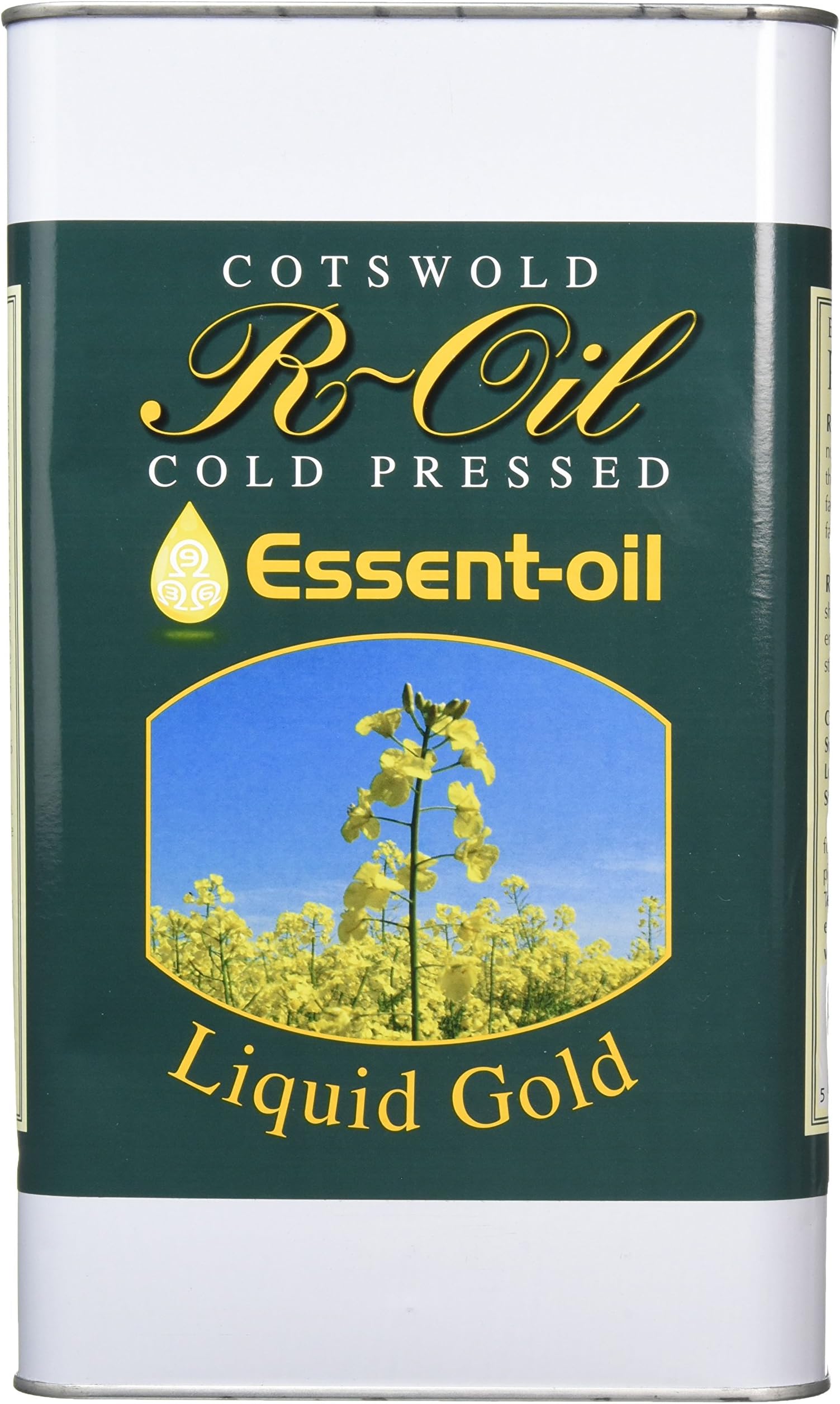 R Oil Cold Pressed Rape Seed Oil 5 Litre