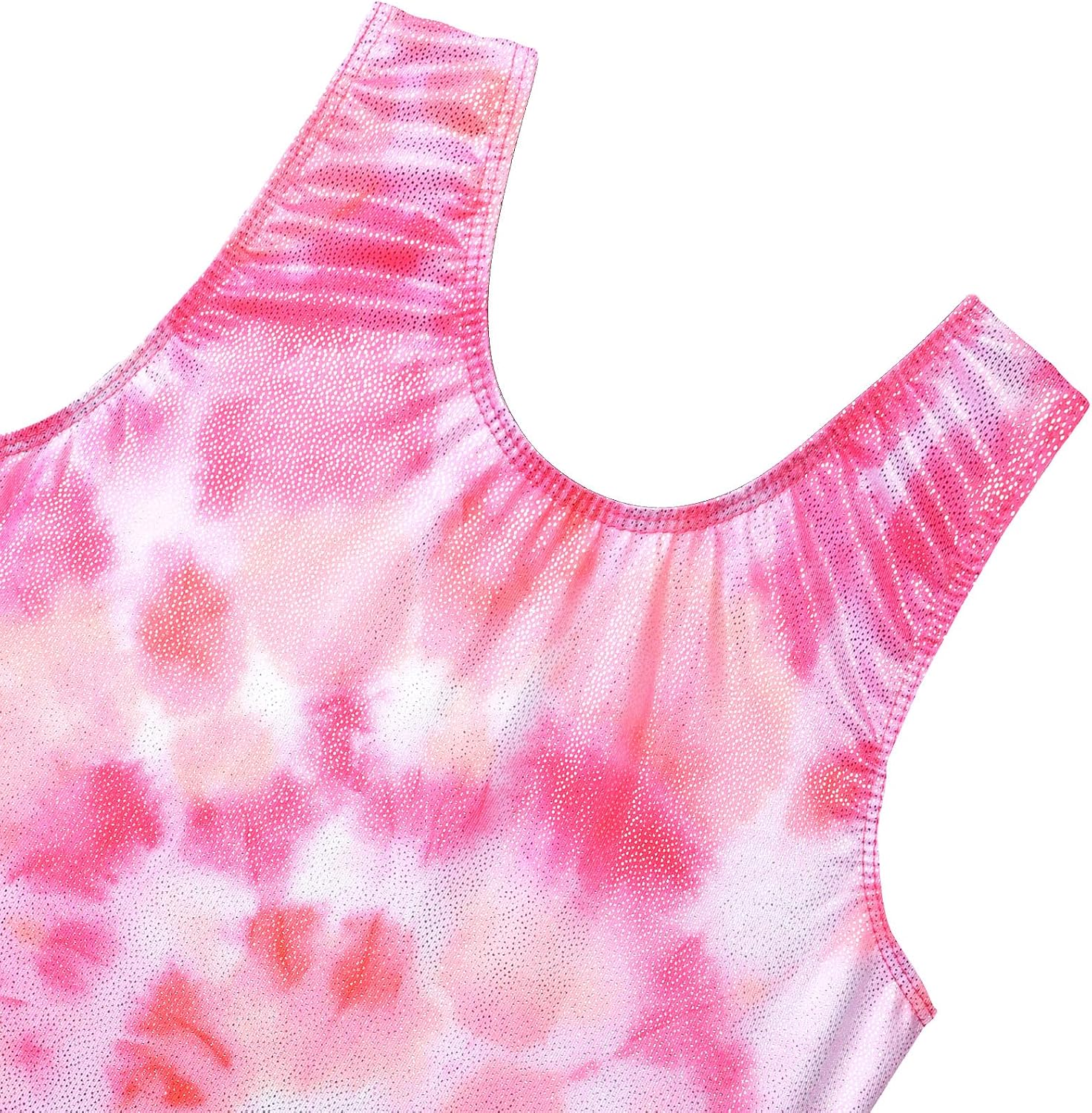 XFGIRLS Girls Leotards Dance Wear Cute Leopard Gymnastics One-Piece Sparkle Biketard for Kids