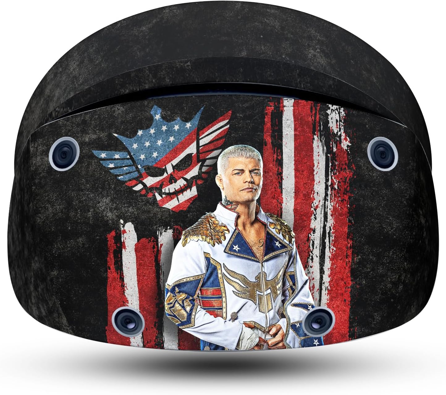 Head Case Designs Officially Licensed WWE American Nightmare Portrait Cody Rhodes Vinyl Sticker Skin Decal Cover Compatible with Sony PS5 PlayStation PS VR2