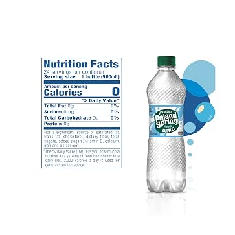 POLAND SPRING Sparkling Water 24 pk, 0.5 LT