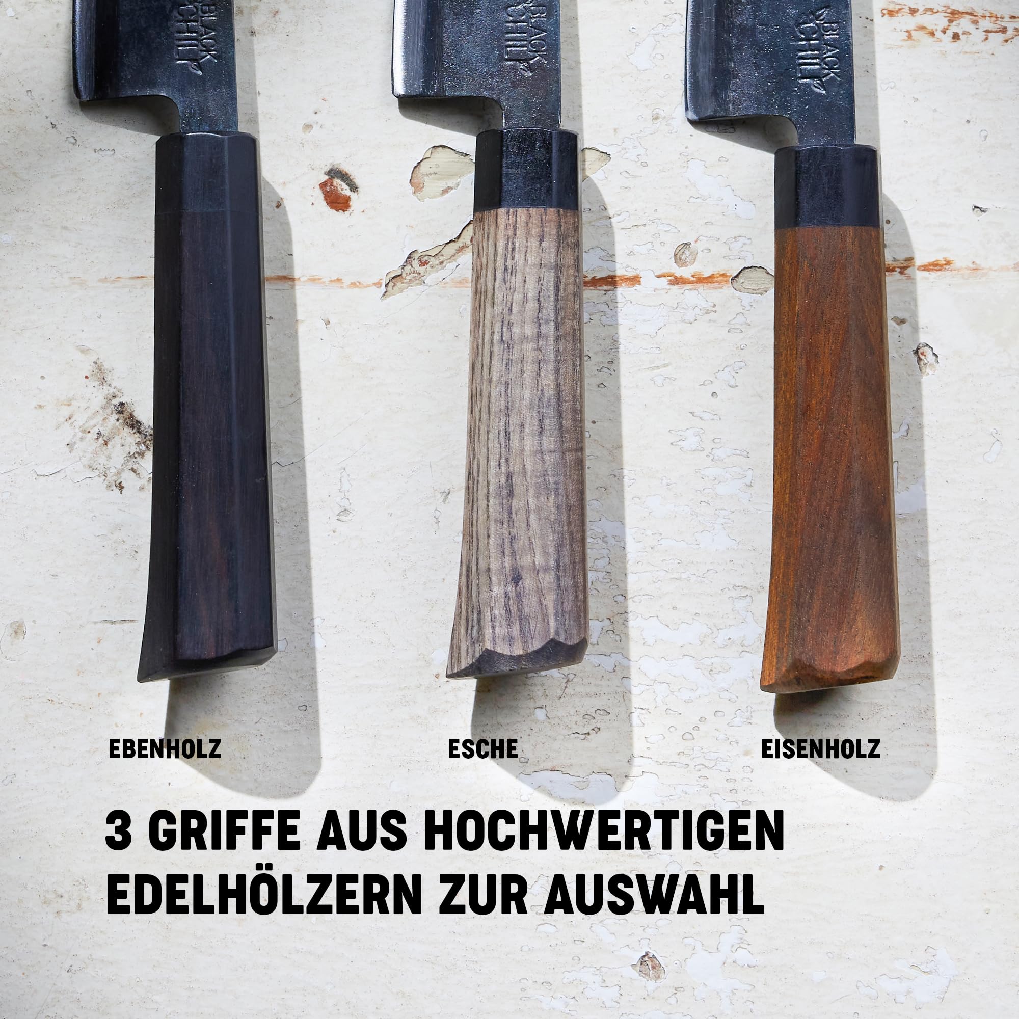 Santoku Messer | Griff: Eisenholz | 17 cm Carbonstahl Klinge | Extrem scharf und langlebig | Kochmesser für Fisch, Fleisch & Gemüse | Gemüsemesser & Allzweckmesser | HABANERO-17