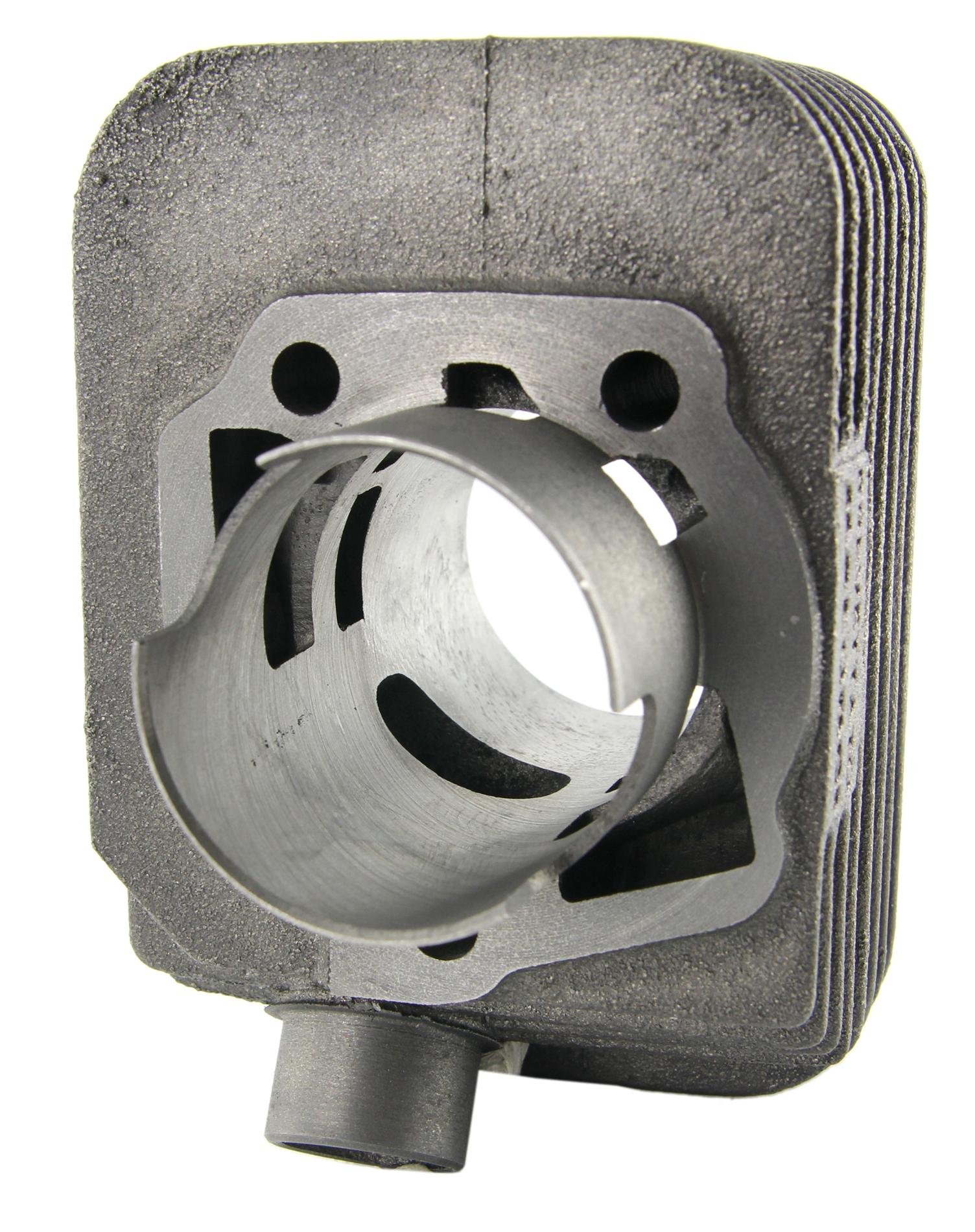 Kit cilindro da corsa Malossi 63ccm per Piaggio Ciao/Px 50 in ghisa grigia, corsa 43 mm, spinotto diametro 10 mm, incl. testata, diametro 43 mm, con apertura per valvola di decompressione