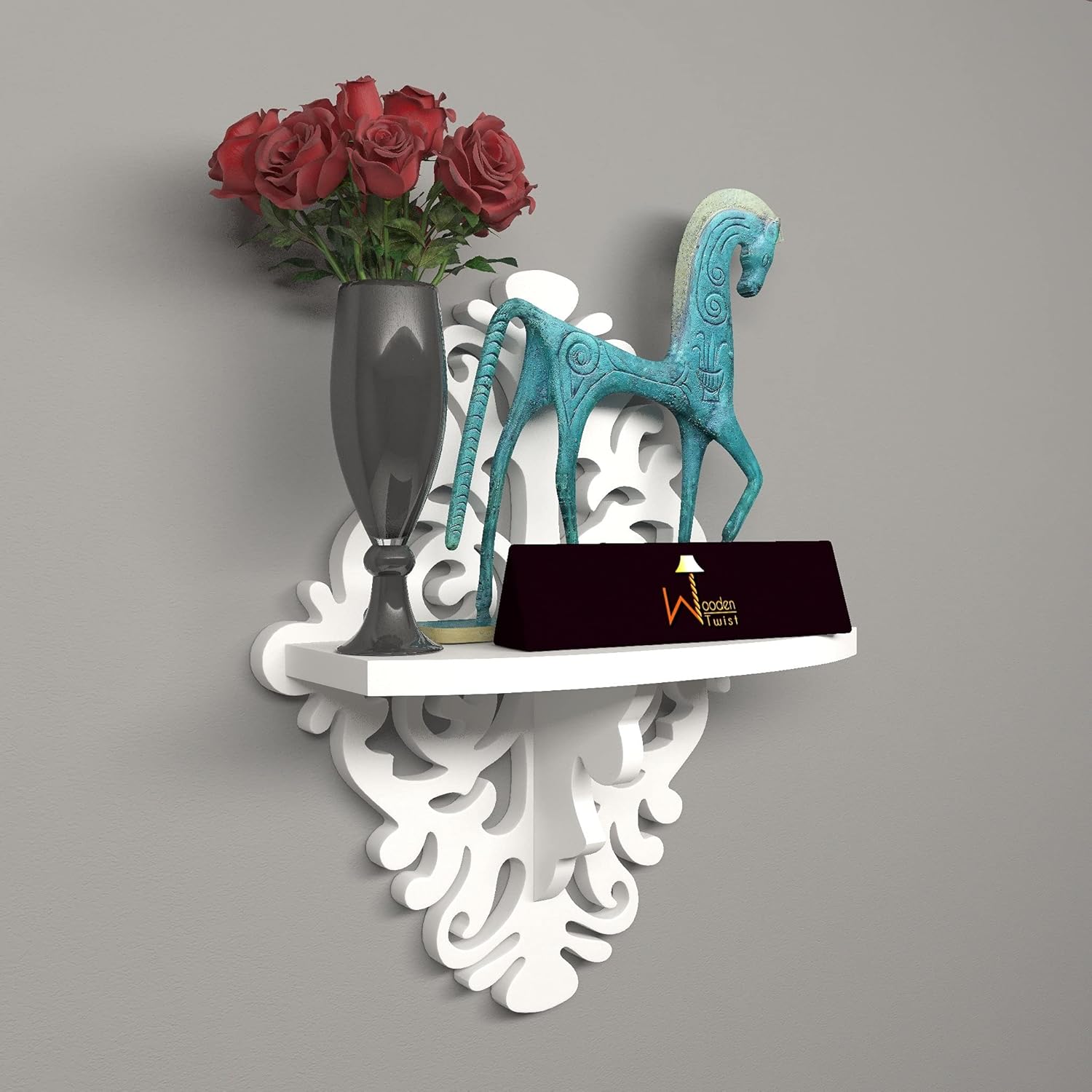 Beautiful MDF Decorative Corner Wall Hanging Bracket