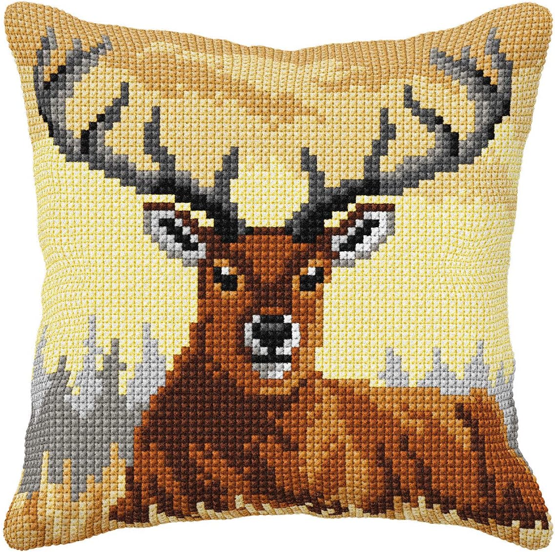Orchidea The Deer Pillow Cover Needlepoint Kit