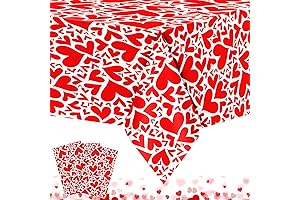 3-Pack Valentine's Day Tablecloths: A Heartfelt Addition to Your Special Celebration