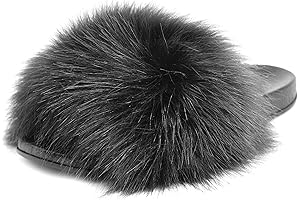 Women's Fuzzy Fluffy Furry Fur Slippers