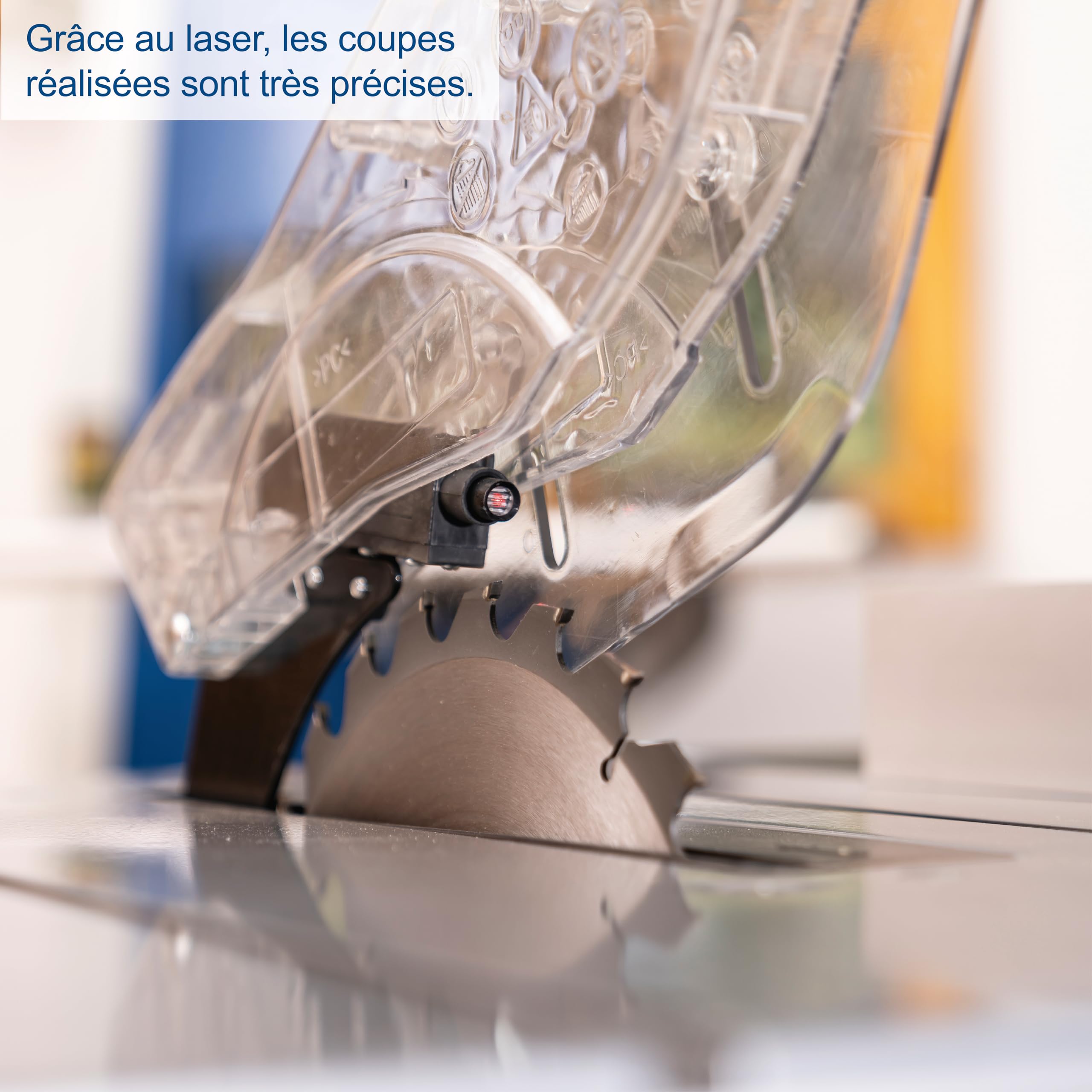 Scheppac HS250L Scie sur table 230V 2000W Hauteur de coupe 87mm Lame Ø254mm