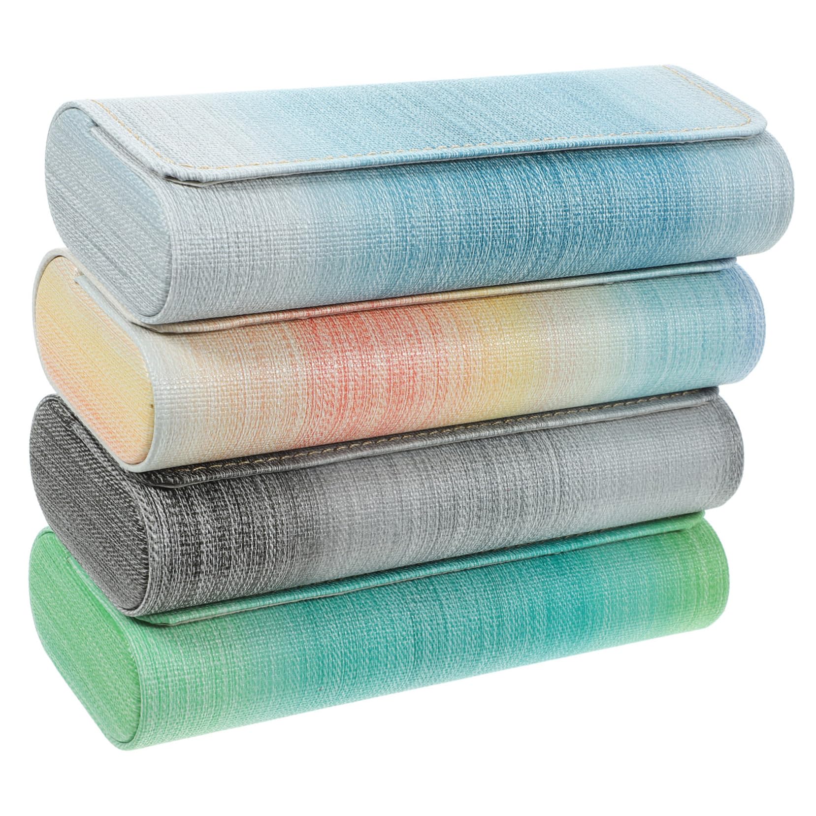 Homoyoyo Scatola Porta Occhiali Astuccio Per Occhiali Sottile Custodia Rigida Per Occhiali Da Sole Custodie Per Occhiali Da Donna Contenitore Per Occhiali Pu