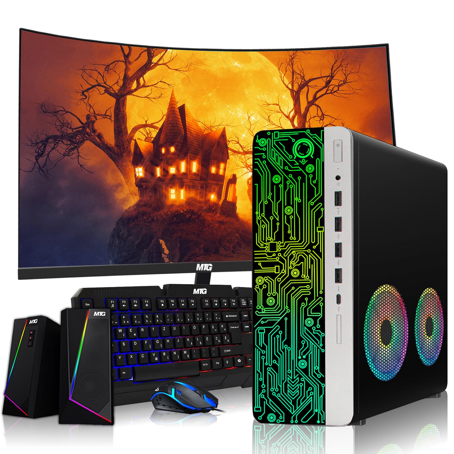 Amazon.com: HP G3 Desktop PC, Intel i3, 16GB RAM, 256GB SSD, 24