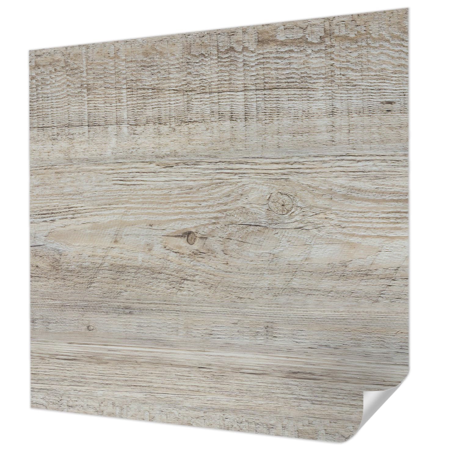 Papier Peint Adhésif Chambre à Coucher Tulup Motif Anneaux en Bois