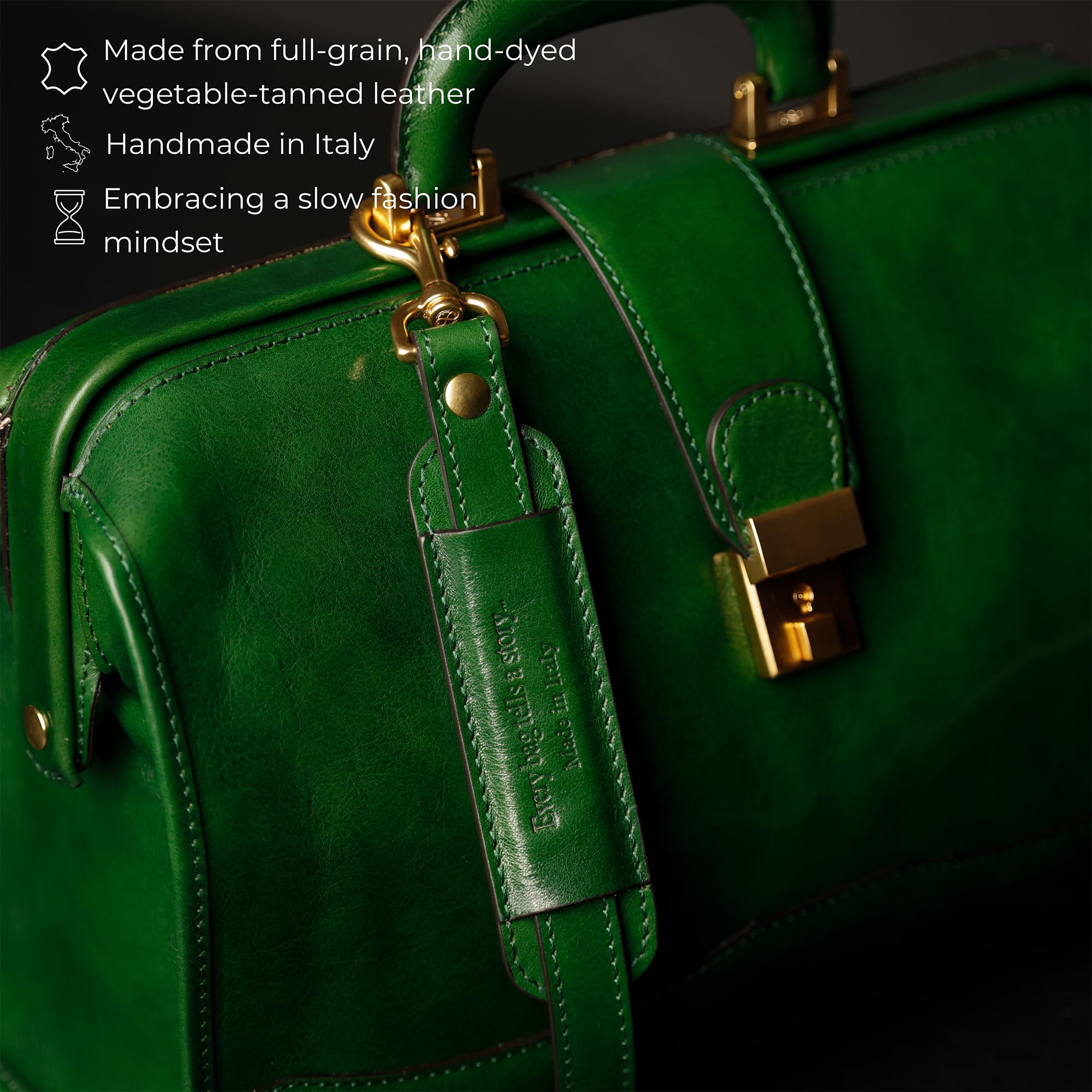 Time Resistance Arzttasche aus Leder – Lederhandtasche im Vintage-Stil – Aktentasche aus Leder für Damen und Herren