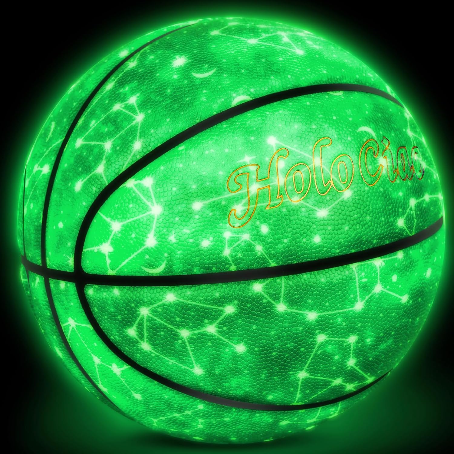 HoloCiao Glow in The Dark Basketball, Cool Street Basketball Ball with