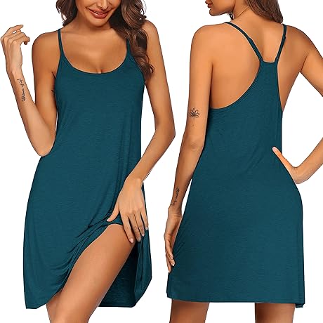 Women's Racerback Sleeveless Nightgown
