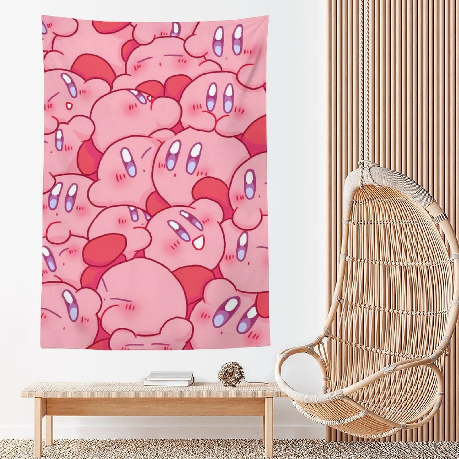 Amazon.co.jp: 星のカービィ タペストリー 壁掛け壁画 窓カーテン 布