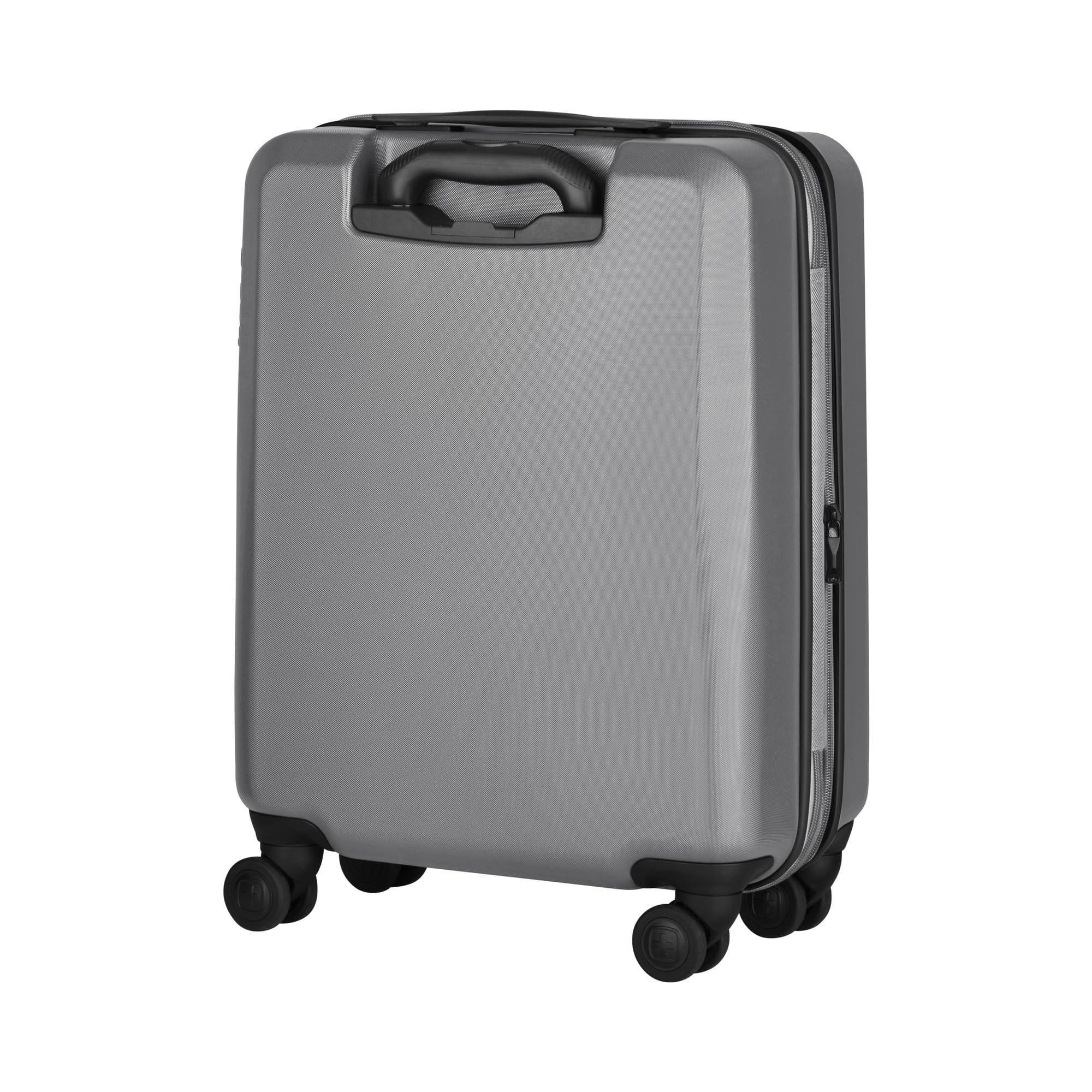 WENGER Valigia rigida Motion Carry-On con 4 Ruote, Trolley, Bagaglio a Mano, 36 (43) l, Struttura Rigida, Serratura, Uomo Donna, Viaggi Vacanze, Nero, 612547