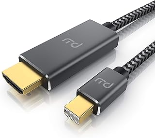 CSL - 4k Mini Displayport 1.4 zu Hdmi 2.0 Kabel – 2m - Mini DP Adapter – 4k@60Hz - Thunderbolt 1-2 - Audio und Video – gee...