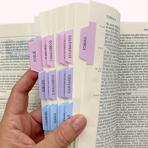 Miniatura 2 de Pestañas para Biblia Católica, en español. Pestañas de la Biblia Católica, en español (Pastel)