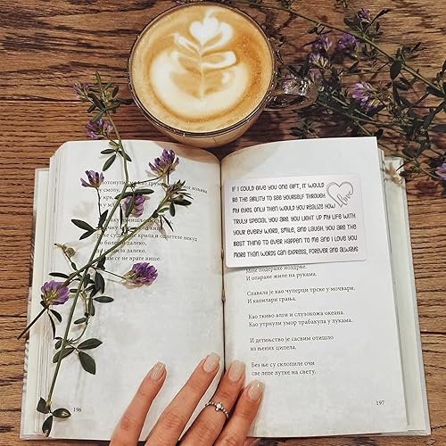 Miniatura 5 de Tarjetas de cumpleaños de aniversario para el día de San Valentín, regalos para esposo novio, tarjeta de inserción de billetera grabada, regalo para