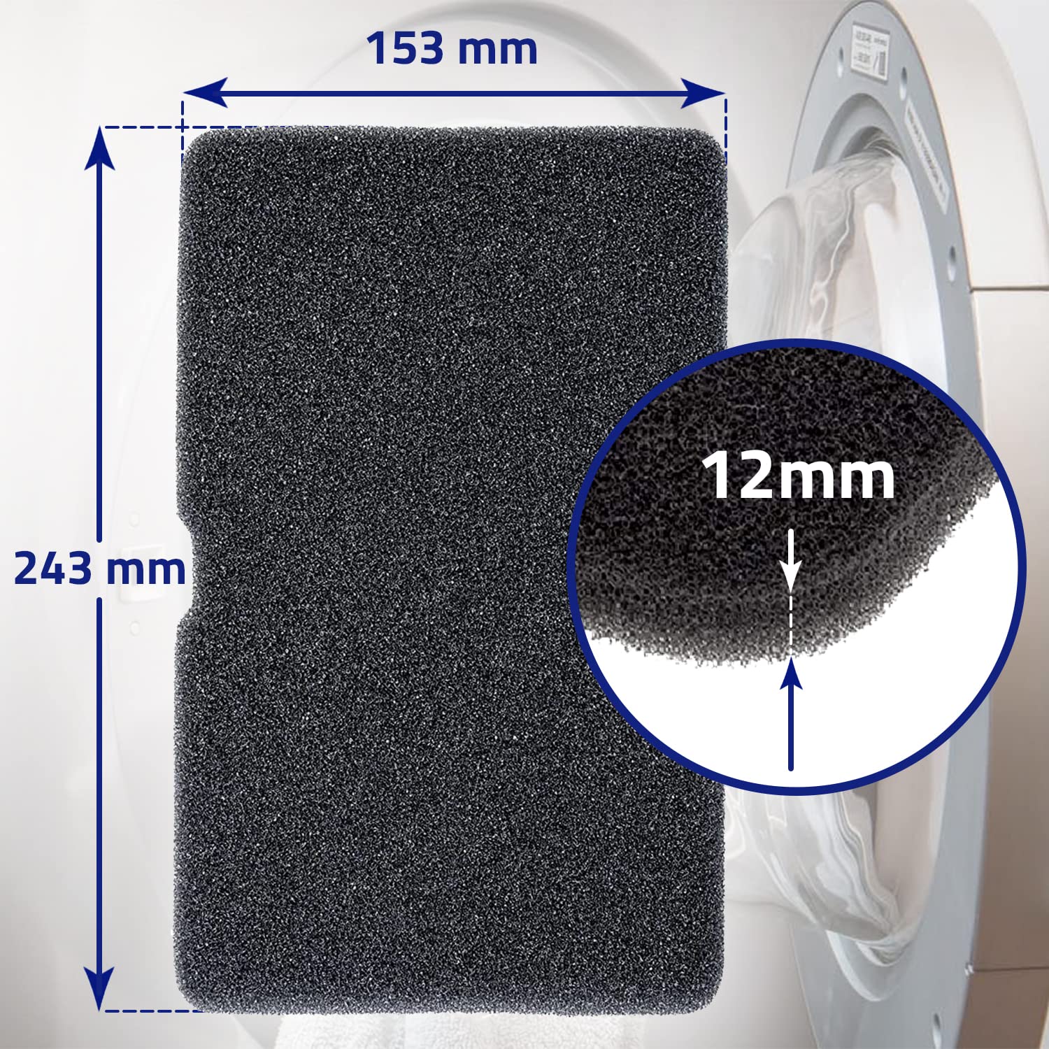 Sponge Filter for Tumble Dryers 2964840100 2964840200 for Beko and 