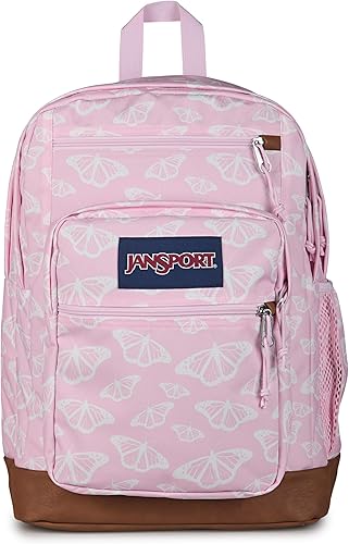 Miniatura 13 de JanSport Mochila genial con funda para laptop de 15 pulgadas, mochila grande para computadora con 2 compartimentos, correas ergonómicas, Coconut,