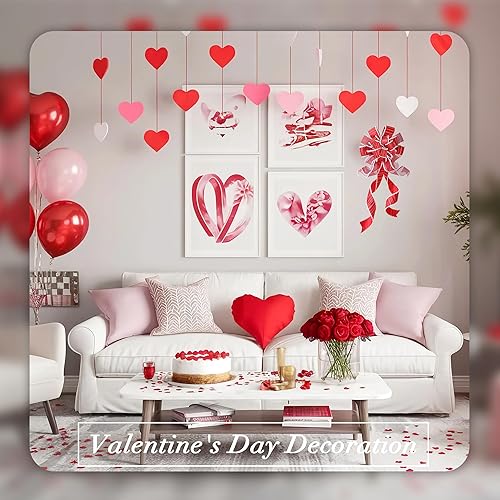 Miniatura 4 de Arco de corona de Navidad grande rojo para árbol de Navidad, arpillera con borde de poliéster blanco, lazo de regalo para Navidad, boda, fiesta,