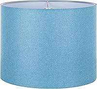 Vista 13 de Wellmet Pantalla de Lino de 14 pulgadas de Diámetro, 17 pulgadas de Alto, Requiere Ensamblaje para Lámpara de Mesa, Lámpara de Mesita de Noche