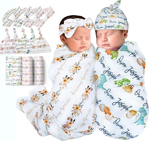 Mantas de bebé personalizadas para niños y niñas, manta de bebé personalizada con nombre, regalos de bebé personalizados, mantas de bebé de