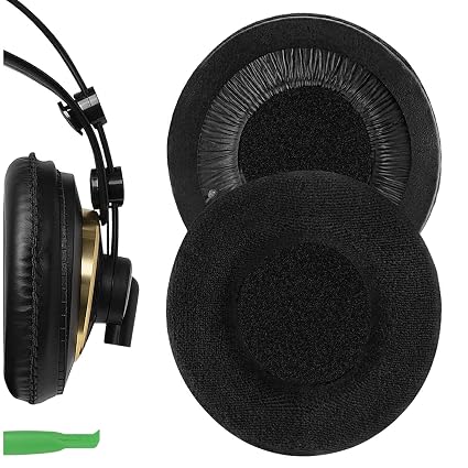 Buy Geekria Velvet Earpad for AKG K240, K240S, K240 Studio, K240 MKII,  K241, K270, K271, K272 Headphone Ear Pad/Ear Cushion/Ear Cups/Ear  Cover/Earpads Repair Parts Online at Low Prices in India - Amazon.in