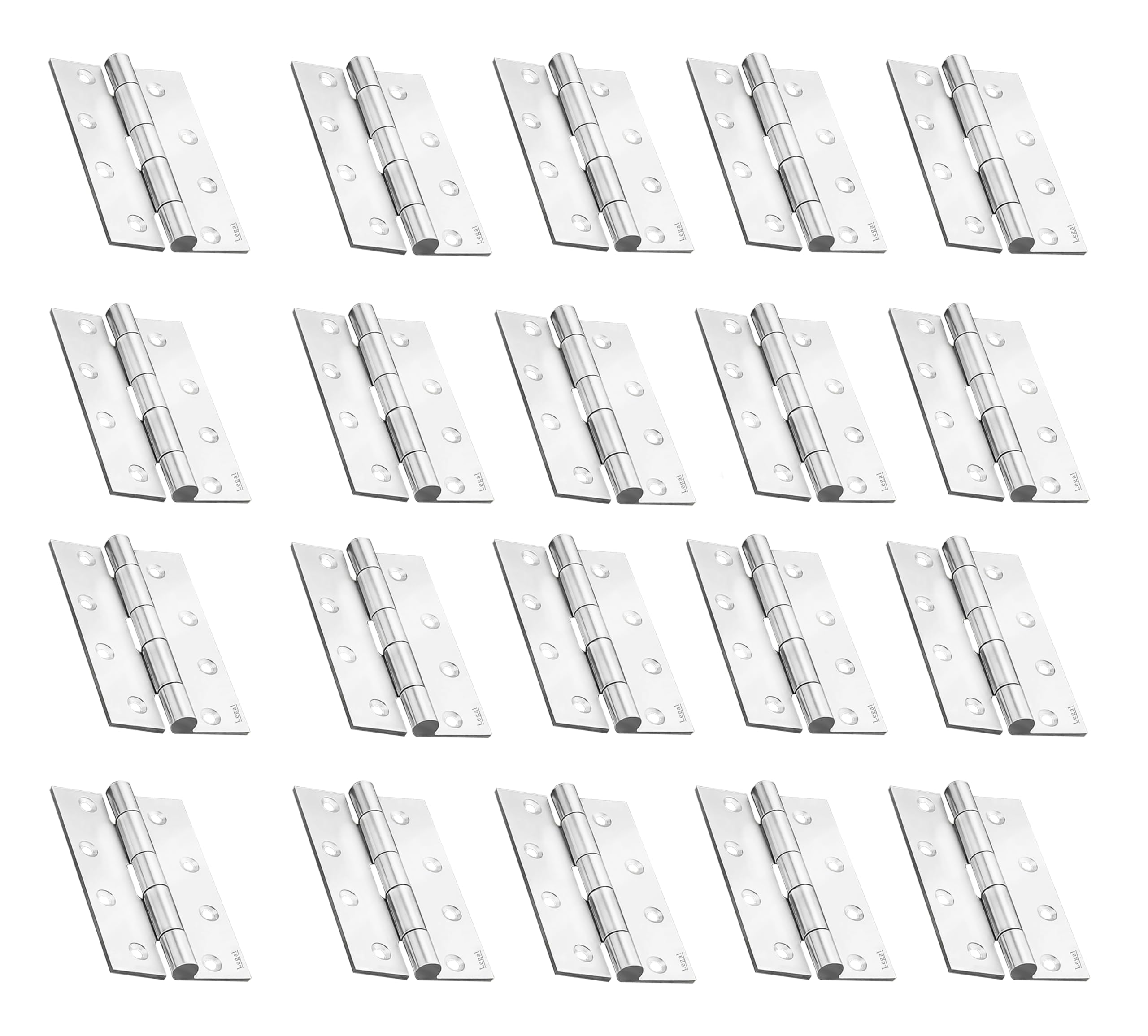 legal super industries Hinges Stainless Matt Hinges for Main Door, Latches for Door, Glossy Finish (WH-316 20PCS S.S. Hinges 3INCH) (B0DHS447CY) Amazon Price History, Amazon Price Tracker