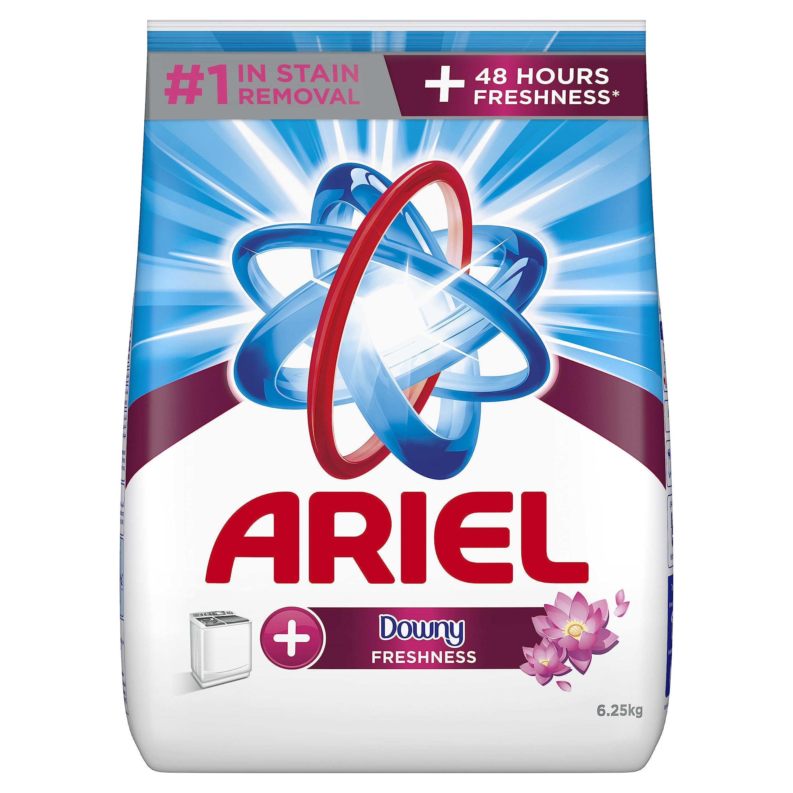 Ariel Semi-Automatic Downy Laundry Detergent Powder, 6.25Kg