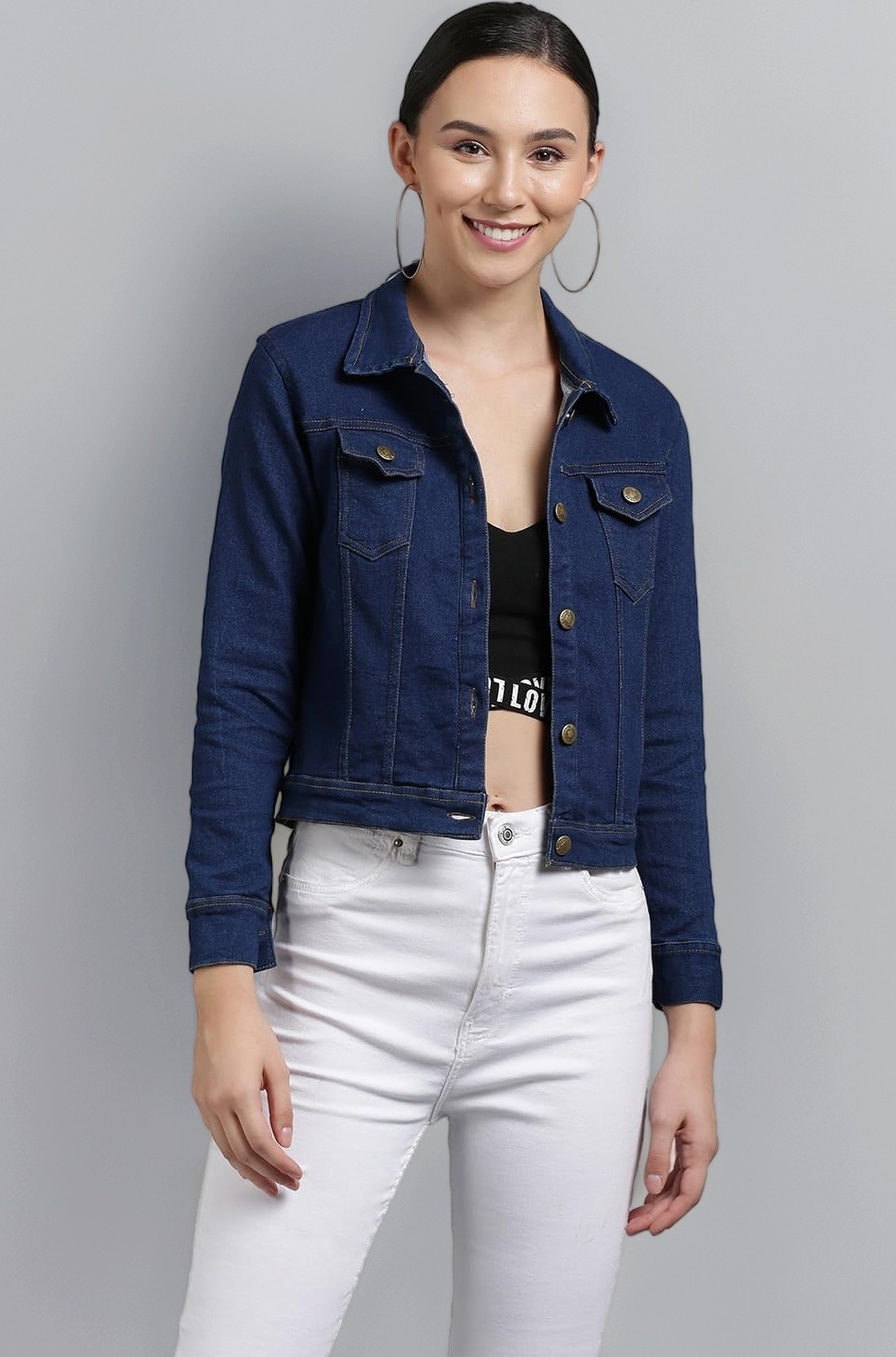 Women's Denim Regular Full Sleeve Jacket